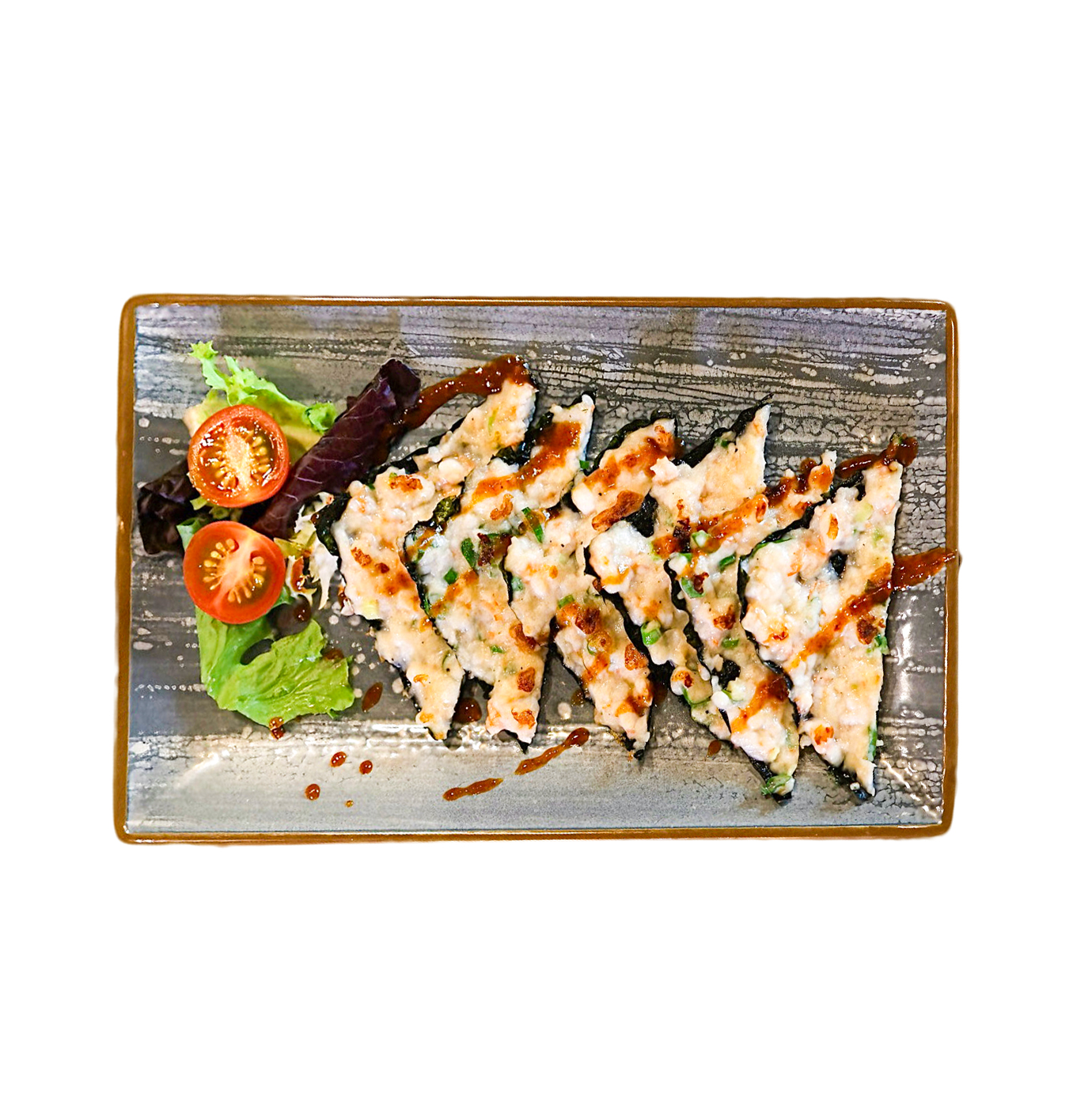 TORTITAS DE ALGA NORI CON GAMBAS 4P